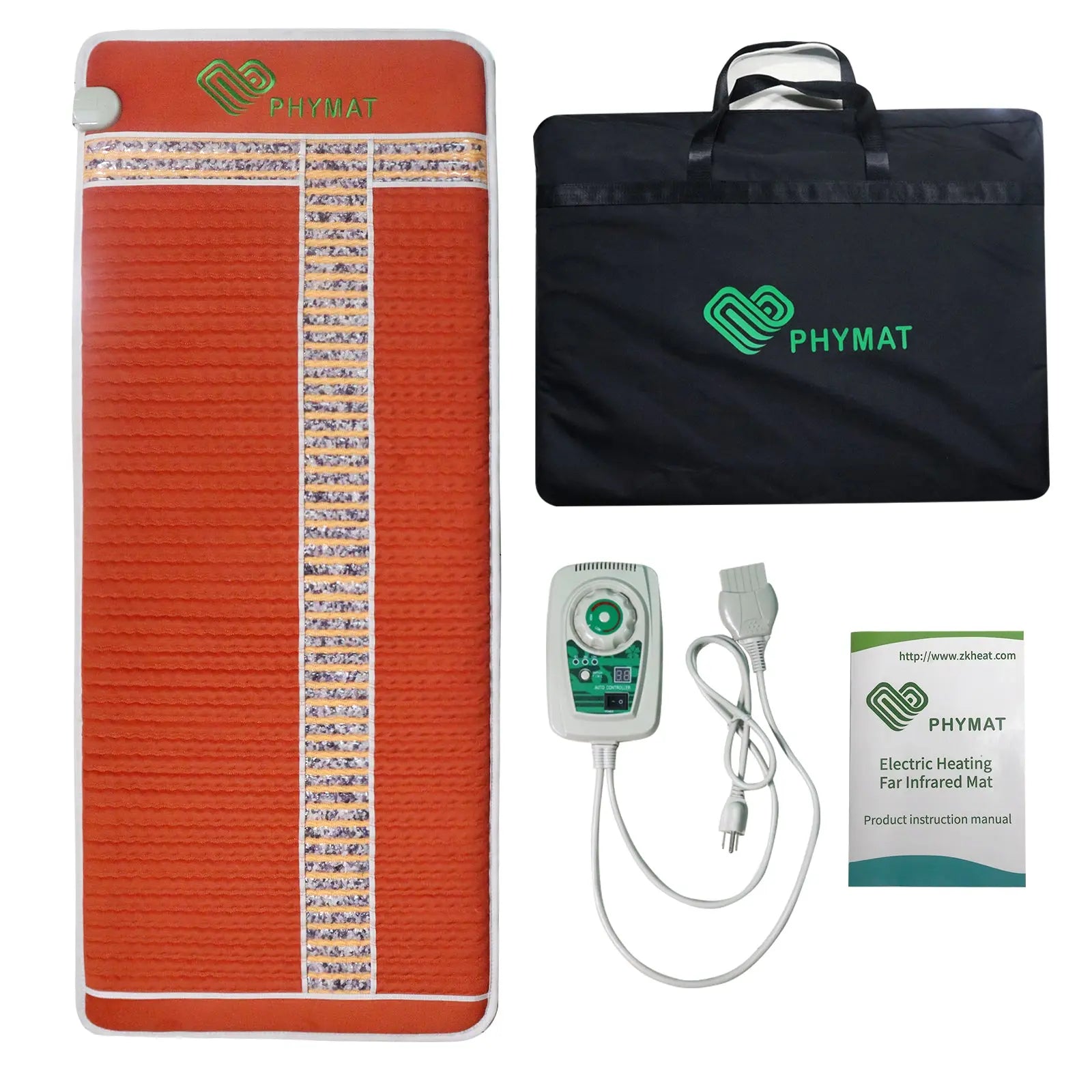 Red Light Therapy Mat, PHYMAT Tourmaline & Jade Heating Pad